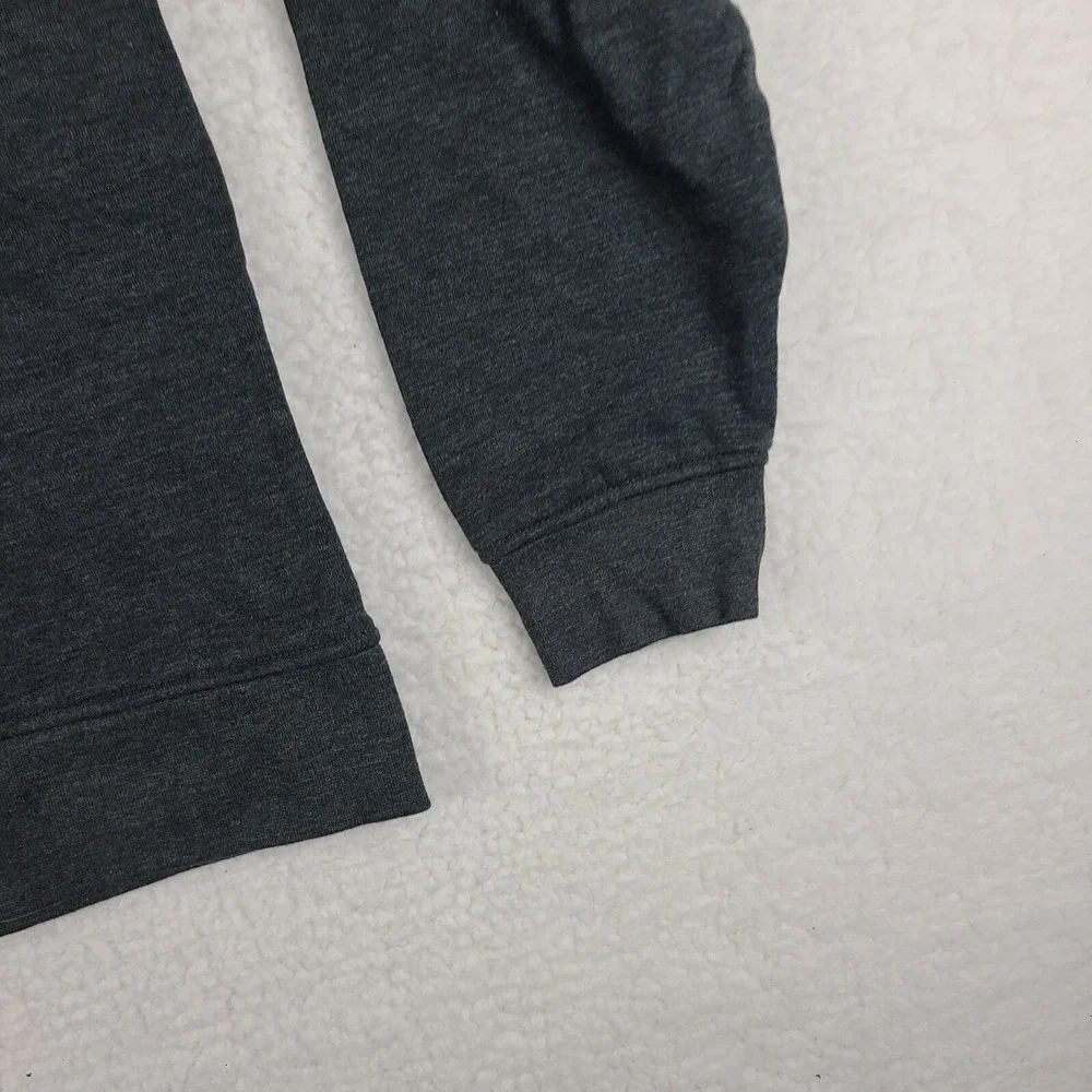 ORVIS‎ Sweater Mens XL Dark Gray Cotton Polyester Quarter Zip Thick Sweatshirt